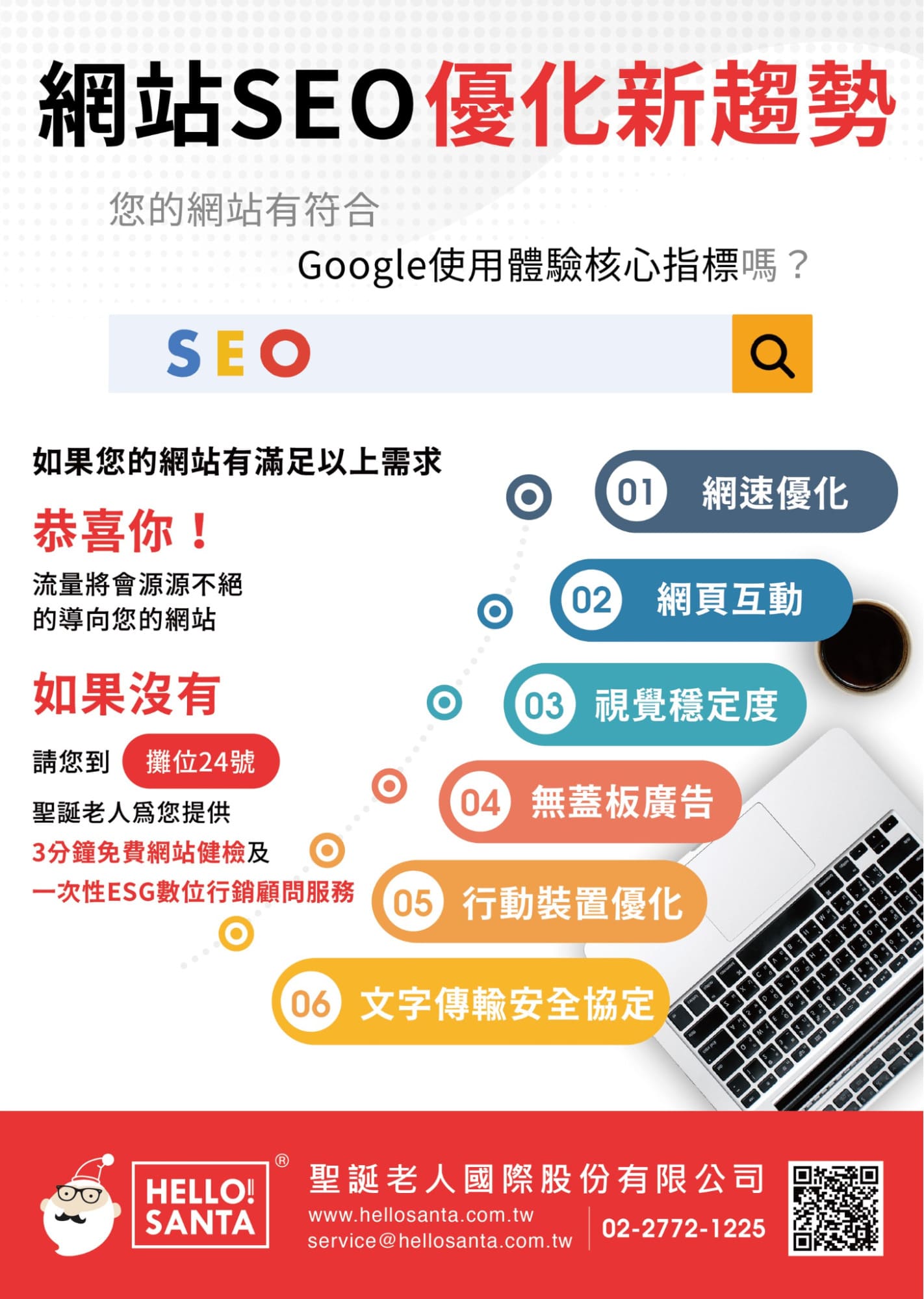 您的網站有符合Google使用者體驗嗎?