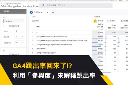 GA4的跳出率回來了